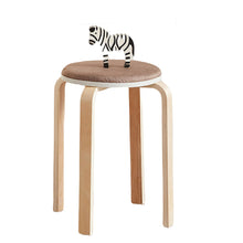 Load image into Gallery viewer, Stackable Round Backless Stools (Set of 4)