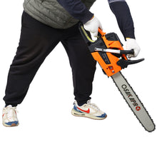 Load image into Gallery viewer, 62Cc Gas Powered Chainsaw 20" 2 Cycle Petrol Handheld Chain Saw Epa Compliant Aluminium - Orange