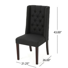 Load image into Gallery viewer, Sophisticated Tufted Dining Chair With High Back Design