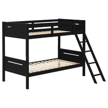 Load image into Gallery viewer, Bunk Bed With Built In Ladder, Safety Guardrails And Angled Access Step