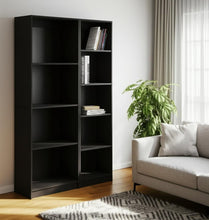 Load image into Gallery viewer, Multi Tier Bookcases (Set of 2) (546335) - Black
