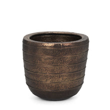 Load image into Gallery viewer, Round Floor Vase (729962) - Antiqued Brass