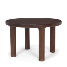 Load image into Gallery viewer, 48" Brown Solid Wood Round Top Dining Table