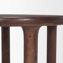 Load image into Gallery viewer, 48" Brown Solid Wood Round Top Dining Table