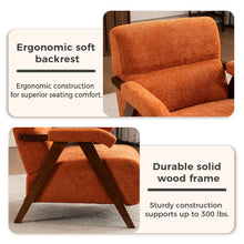 Load image into Gallery viewer, Modern Accent Chair With Tufted Armchair For Reading Room