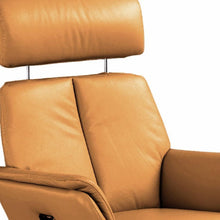 Load image into Gallery viewer, Genuine Leather Power Swivel Recliner - Camel