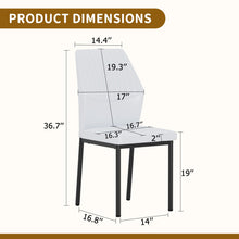 Load image into Gallery viewer, Ergonomic Simple Chair With Metal Leg
