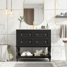 Load image into Gallery viewer, Bathroom Vanity Cabinet With Undermount Sink, 4 Drawer Set