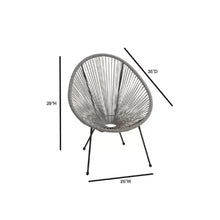 Load image into Gallery viewer, Outdoor Lounge Chair Set With Handwoven Seats, Weather Resistant - White