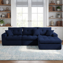 Load image into Gallery viewer, Corner Chaise L-Shaped Sectional Sofa Bed