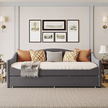 Load image into Gallery viewer, Design Upholstered Daybed With Light And Trundle