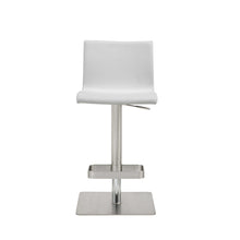 Load image into Gallery viewer, Stainless Steel Counter Height Bar Chair - White And Silver