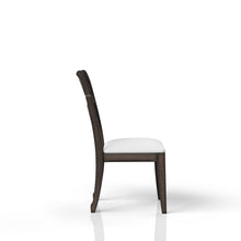 Load image into Gallery viewer, Upholstered Seat Side Chair - Chocolate