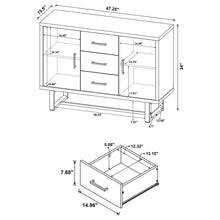 Load image into Gallery viewer, Sedona - 3 Drawer Cabinet - Oak