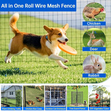 Load image into Gallery viewer, Vinyl-Coated Metal Welded Wire Fence For Poultry Cage Protection