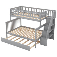Load image into Gallery viewer, Bunk Bed With Staircase