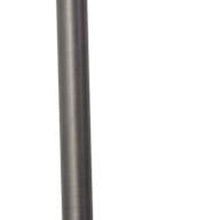 Load image into Gallery viewer, 25" Gray Round Bedside Lamp With Drum Shade