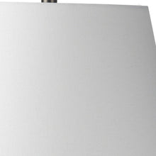 Load image into Gallery viewer, 27" Gray Round Bedside Lamp With Empire Shade