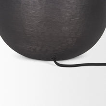 Load image into Gallery viewer, 24" Black Round Bedside Lamp With Empire Shade