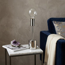 Load image into Gallery viewer, 18" Silver Candlestick Lamp Base