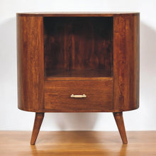 Load image into Gallery viewer, Cortez - T Bar Open Slot Cabinet - Dark Brown