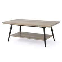 Load image into Gallery viewer, Wood Coffee Table - Gray / Black