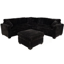 Load image into Gallery viewer, Modern Sectional Set With Cocktail Ottoman