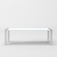 Load image into Gallery viewer, 95" Stainless Steel Dining Table - White