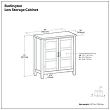 Load image into Gallery viewer, Burlington - Handcrafted Low Storage Cabinet