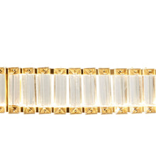 Load image into Gallery viewer, Crystal LED Chandelier - Gold / Clear