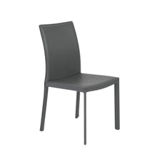 Load image into Gallery viewer, Upholstered Leather Dining Side Chairs (Set of 2) - Gray