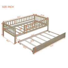 Load image into Gallery viewer, Multi Functional Wooden Daybed Bed