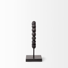 Load image into Gallery viewer, Abstract Beaded Tabletop Sculpture (392495) - Black