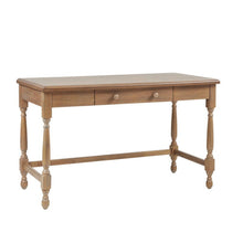 Load image into Gallery viewer, Tabitha - Desk With Drawer And Turned Legs - Natural