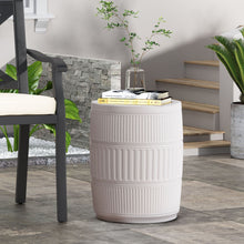 Load image into Gallery viewer, Outdoor Patio End Table - Antique White