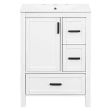 Load image into Gallery viewer, Bathroom Vanity With Sink, Soft-Close Doors, Double-Layer Shelf And 3 Drawers