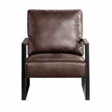 Load image into Gallery viewer, Classic Mid Century Modern Accent Chair With Durable Square Metal Frame, Armchair