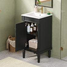 Load image into Gallery viewer, French Style Bathroom Cabinet With Sink, Adjustable Shelf