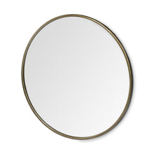 Load image into Gallery viewer, 47" Round Metal Framed Accent Mirror - Gold