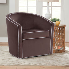 Load image into Gallery viewer, Kendall - Swivel Chair With Barrel Back Design