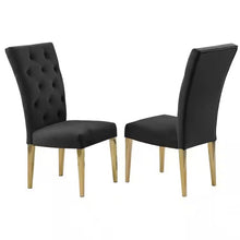 Load image into Gallery viewer, Modern Design Upholstered Dining Chair (Set of 2)