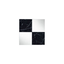 Load image into Gallery viewer, 32" Square composite Framed Accent Mirror - Black / Gray
