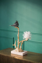 Load image into Gallery viewer, Aluminum Candle Holder With Marble Stand