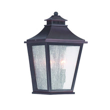 Load image into Gallery viewer, Two Light Pocket Lantern Wall Light - Antique Bronze