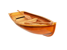 Load image into Gallery viewer, Hand Painted Model Boat Tabletop Sculpture (364298) - Brown