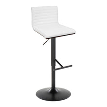 Load image into Gallery viewer, Mason - Contemporary Adjustable Barstool With Swivel With Straight T Footrest (Set of 2)