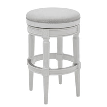 Load image into Gallery viewer, Rustic Elegance Backless Swivel Stool