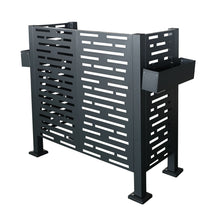 Load image into Gallery viewer, Air Conditioner Fence For Outdoor Units, Metal Privacy Fence Cover, Perfect To Conceal Air Conditioning Units, 3 Fence Panel