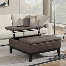 Load image into Gallery viewer, Dover - Multifunctional Lift Top Coffee Table Storage Ottoman