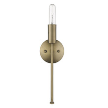 Load image into Gallery viewer, Dull Narrow Bulb Wall Light - Gold